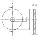 50 Stück Unterlegscheiben DIN 1052 Edelstahl A2 14 x 58 x 6 mm