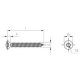 500 Stück Linsensenkblechschrauben ISO 14587 A2 Torx 4,2 x 32