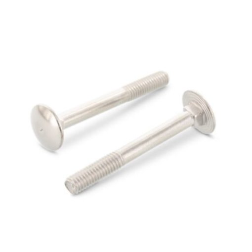 25 Stück Schloßschrauben DIN 603 Edelstahl A2 M16 x 90