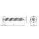 200 Stück Linsenblechschrauben ISO 14585 A4 Torx 6,3 x 80