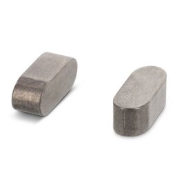 100 Stück Passfedern DIN 6885 Form A Edelstahl A5 8 x 7 x 80