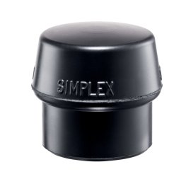 Schlageinsatz SIMPLEX Gummikomposition, schwarz, Halder 50mm