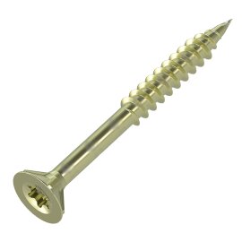 500 Stück Spanplattenschrauben Torx Teilgewinde gelb verzinkt 4,5 x 35