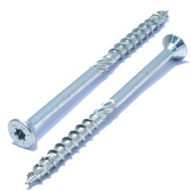 50 Stück Holzbauschrauben Senkkopf Torx verzinkt 8...