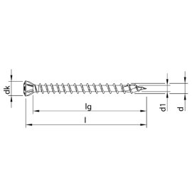 200 Stück HECO Dielenschrauben TOPIX-plus 4,5 x 80