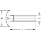 Becherschrauben 4.6 galv. verzinkt