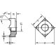 Vierkant-Schweißmuttern DIN 928