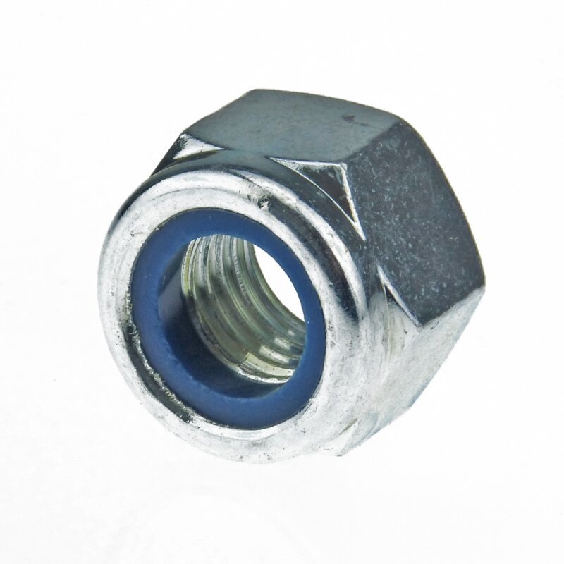 50x Sicherungsmuttern M6 DIN 982 - Selbstsichernde Sechskantmuttern Edelstahl | Stopmuttern