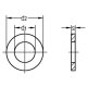Unterlegscheiben DIN 433 galv. verzinkt