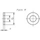 Scheiben Form R DIN 440 galv. verzinkt