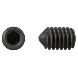 Gewindestifte DIN 914 / ISO 4027 blank mit Spitze