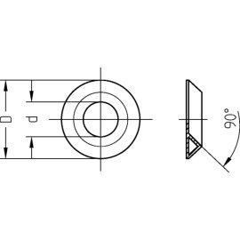 Rosetten offene Form Messing