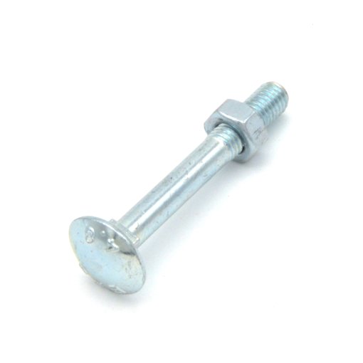 50 Stück Schloßschrauben DIN 603 4.6 galv. verzinkt inkl. Mutter M12 x 130