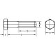 100 Stück Sechskantschrauben DIN 931 8.8 blank M10 x 60