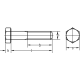 25 Stück Sechskantschrauben DIN 931 8.8 blank M16 x 120
