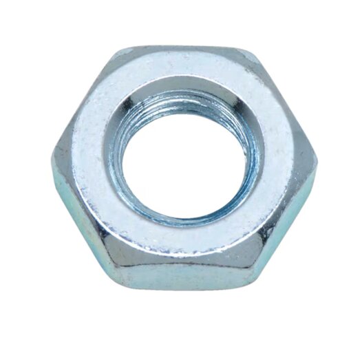 50 Stück Sechskantmuttern DIN 936 niedrige Form galv. verzinkt M20