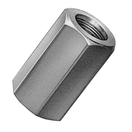 50 Stück Verbindungsmuttern Sechskant galv. verzinkt M10 x 25