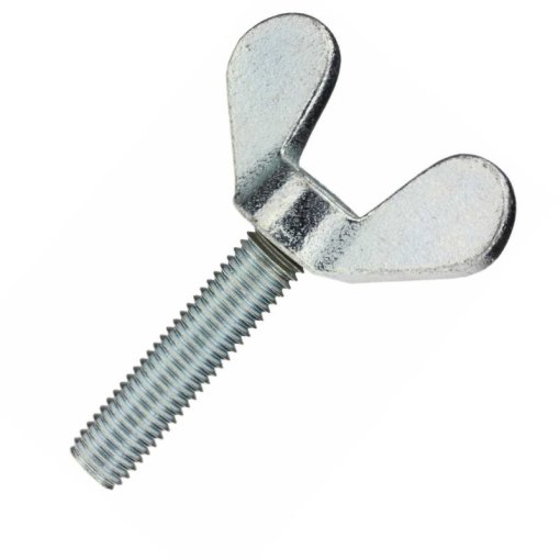 20 Stück Flügelschrauben DIN 316 galv. verzinkt M12 x 25