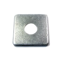 50 Stück Vierkantscheiben DIN 436 galv. verzinkt 22 mm