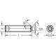 200 Stück Gewindestifte DIN 916 blank M3 x 6