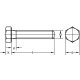 100 Stück Sechskantschrauben DIN 933 Messing M6 x 25