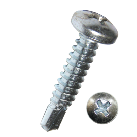 250 Stück Bohrschrauben DIN 7504-M galv. verzinkt 6,3 x 50