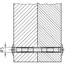 1000 Stück Möbelgriffschrauben galv. verzinkt M4 x 10