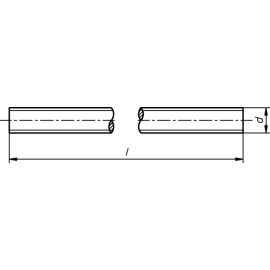 1 Stück Gewindestange DIN 976 10.9 blank 1m M22