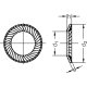 100 St&uuml;ck Sicherungsscheiben Form S mech. verzinkt 10 mm