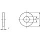 250 Stück Unterlegscheiben DIN 9021 Messing 3,2mm