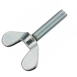 100 Stück Flügelschrauben DIN 316 galv. verzinkt M6 x 25