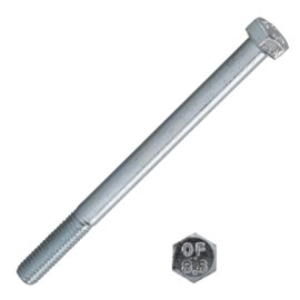 10 Stück Sechskantschrauben DIN 931 8.8 galv. verzinkt M22 x 200