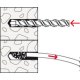 Langschaftdübel DuoXpand mit Senkkopfschraube Fischer