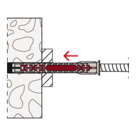 1 Stück Langschaftdübel Fischer DuoXpand 10x80 T  