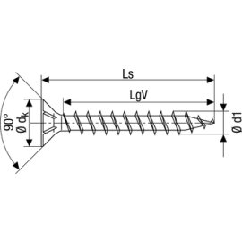 ABC-Spax A2 Vollgewinde Torx