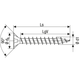 ABC-Spax A2 Vollgewinde Torx