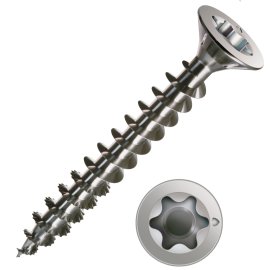 200 Stück ABC-Spax A2 Vollgewinde Torx 3x35 mm