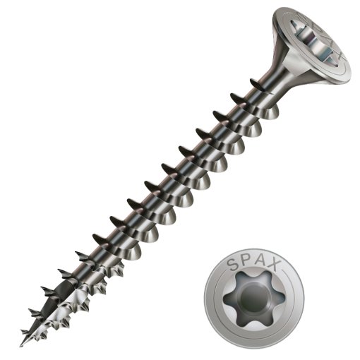 200 Stück ABC-Spax A2 Vollgewinde Torx 5x30 mm
