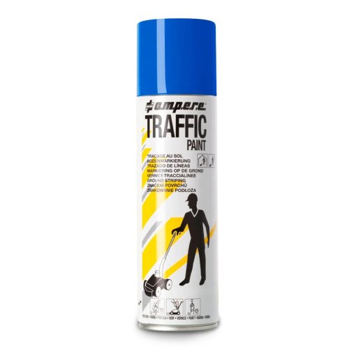 12 Dosen Bodenmarkierspray Traffic Paint 500ml/Dose  blau  