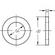 10 St&uuml;ck Unterlegscheiben DIN 1052 galv. verzinkt 23 x 80 x 8 mm 