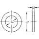 10 Stück Unterlegscheiben DIN 1052 galv. verzinkt 23 x 80 x 8 mm 