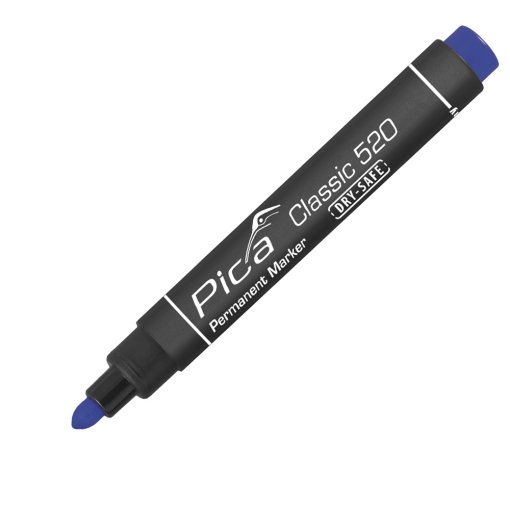 Permanent Marker Classic 520 Rundspitze Pica Blau