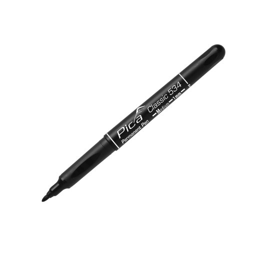 Permanent Pen Classic Schwarz (MEDIUM Spitze "M") 534 Pica