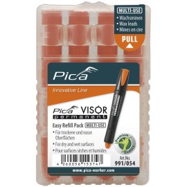 Ersatzminen Permanent Marker VISOR fluo-orange 991/054 Pica