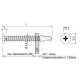 Flügelbohrschrauben E-VS BOHR 3 FLT Bohrleistung 3.5mm  