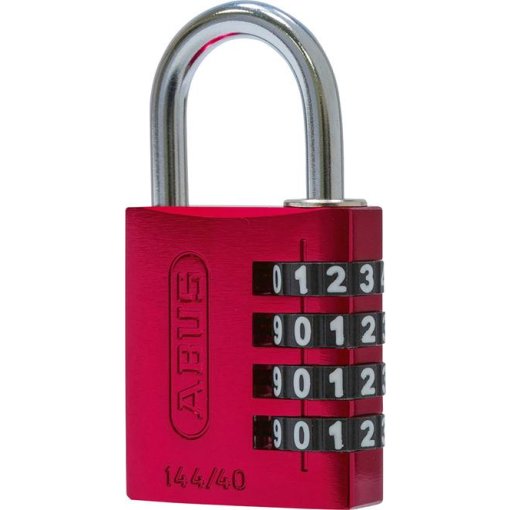 Zahlen-Hangschloss 144/40 Lock-Tag ABUS Rot