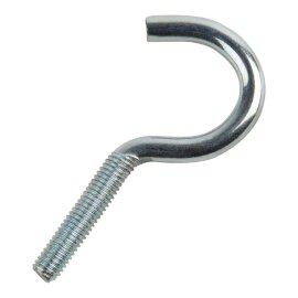25 Stk. Gebogene Schraubhaken mit metrischem Gewinde M8 x 80