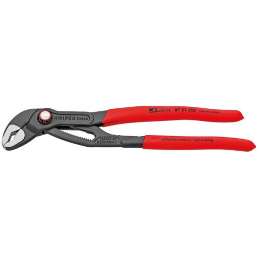 Wasserpumpenzange Cobra QuickSet tauchisoliert KNIPEX