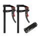 Werkzeugset 2x Hightech-Hebelzwinge KliKlamp KLI 200 x 80mm + Multitool