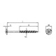 200 Stk. Tellerkopf Holzbauschrauben A2 4,5x80/48 TX20
